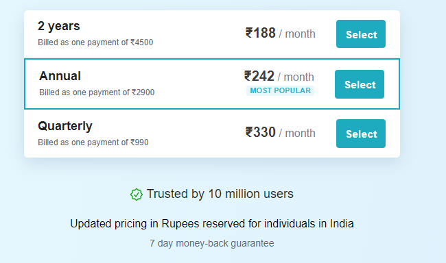 Ginger Pricing